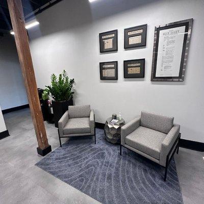 Reception Area - Interior - Angel Reyes & Associates in Fort Worth, Texas