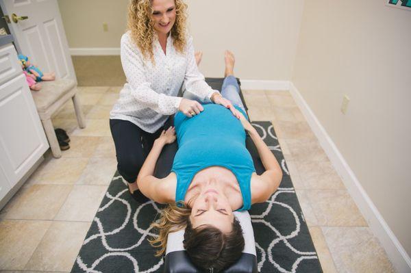 Chiropractic is safe and gentle throughout pregnancy. Dr. Shannon is certified in the Webster technique.