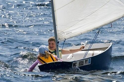 Kids having fun at Traverse Area Community Sailing