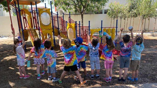 Everyone loves their tie-dye summer camp shirts!