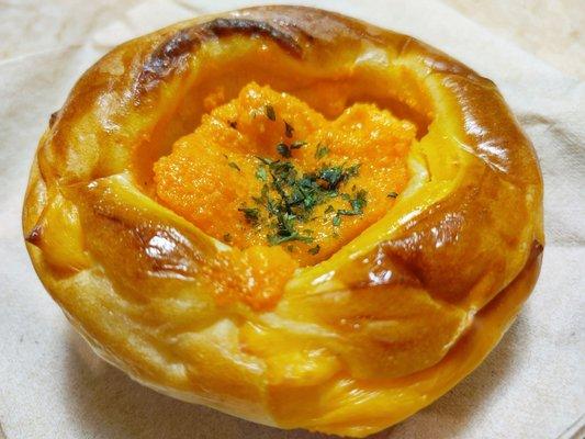 Shrimp Cheese Bread (with masago)