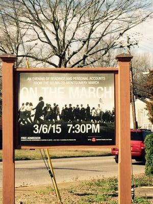 Commemorating the 50th anniversary of the Selma to Montgomery March