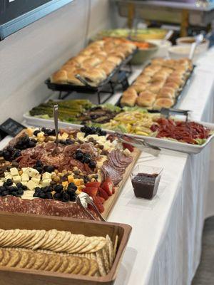 Reception buffet