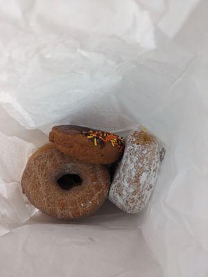 Donuts - chocolate sprinkle, apple cinnamon, lemon filled