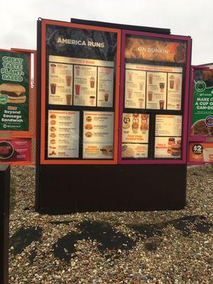 01/12/20 drive thru menu board