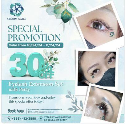 Special Promotion ! Enjoy 30% OFF Lashes Set