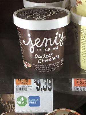 My favorite. Dark chocolate ice cream Jeni's