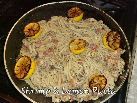 Shrimp & Lemon Cheesy Pasta