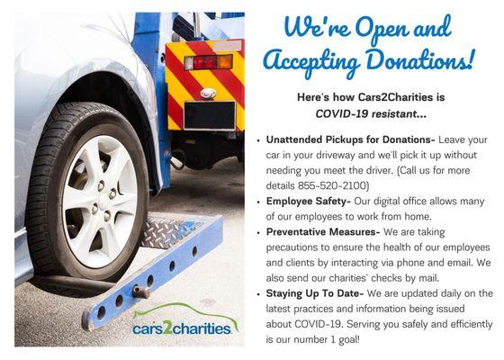 Donate your car safely through Cars2Charities