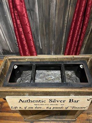 64 lb Silver Bar.