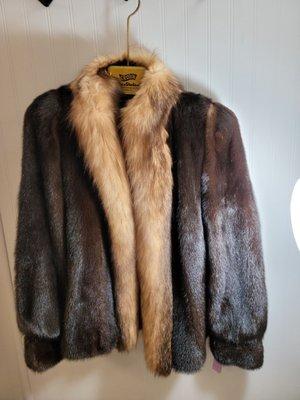 Look like a million in this mink coat.