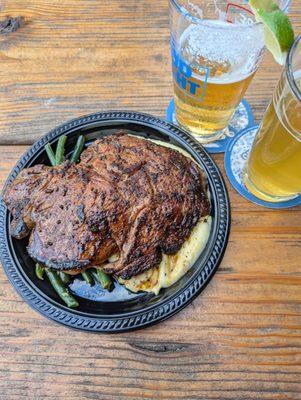 Steak + beers on a Friday night !