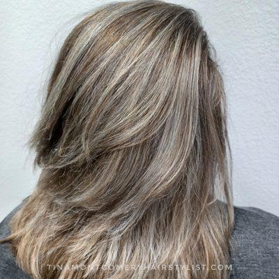 Gray blending highlights