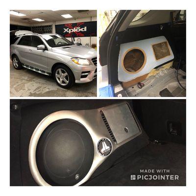 Mercedes ML JL Audio 12"w6 JL 900/5hd amp