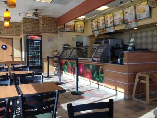 Interior dining area