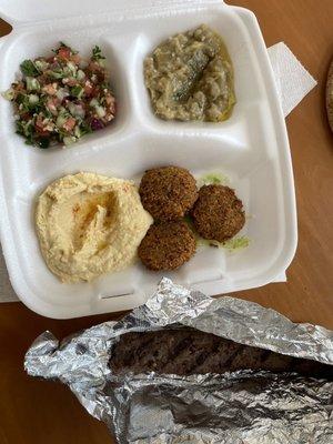 Lebanese Platter with Lamb