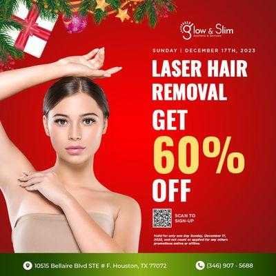 "Laser Hair Removal Promotion"