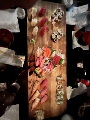 Sushi and Sashimi For 3