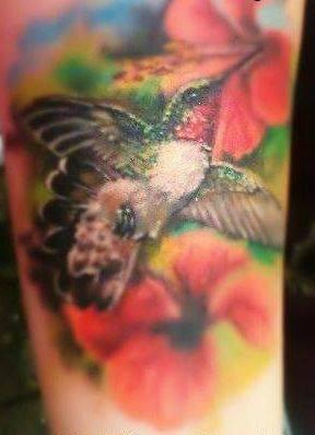 Hummingbird tattoo