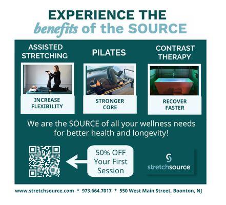 #pilates #coldplunge #recovery #wellness #infraredsauna #assistedstretching