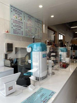 Inside where the "shaved ice" happens