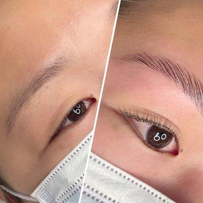 Brow lamination + lash lift