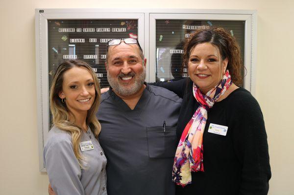 Our clinical lead Amanda, Dr. Sarni and office manager Sherry.