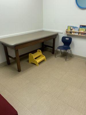 Clean spacious waiting rooms.