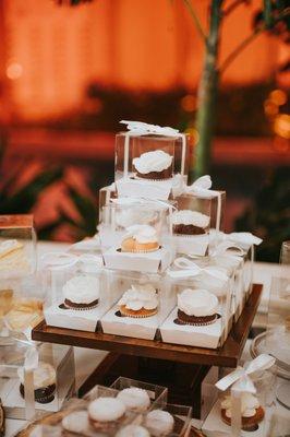 Individually wrapped cupcakes