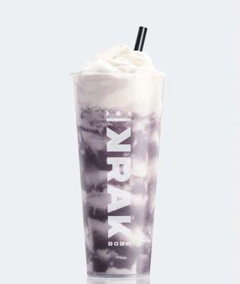 Taro twist (taro milk tea with fresh taro)