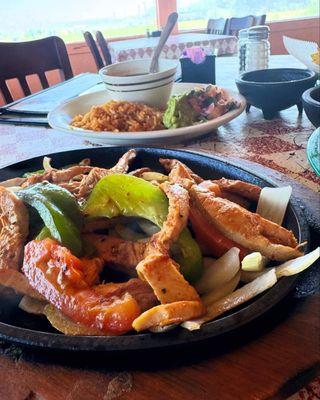 Chicken fajitas