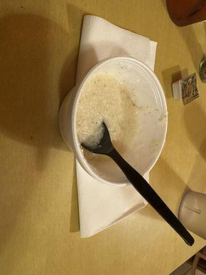 Regular grits (they also had cheese grits)