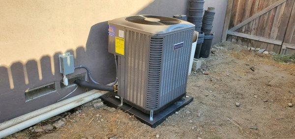 Here is the after photo of a AC condenser we replaced in Clairmont.