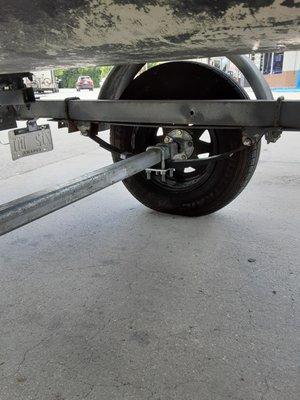 New axle & leaf springs