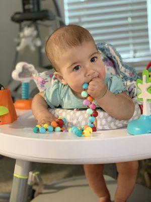 Best Teething Rosary on the market! Silicone so you don't have to worry about paint chips.