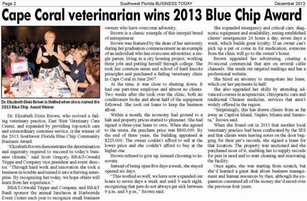 Blue Chip article from the news paper :)