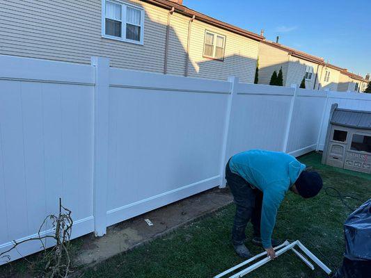 Finished fence