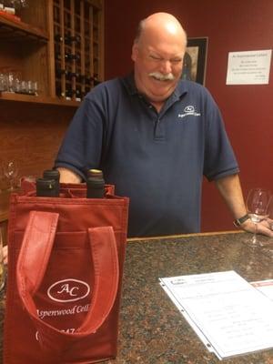 Amazing time with Mr Petty at his tasting room. He serves up all reds and they are ALL DELICIOUS!