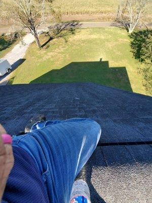 We are not afraid of a steep roof!