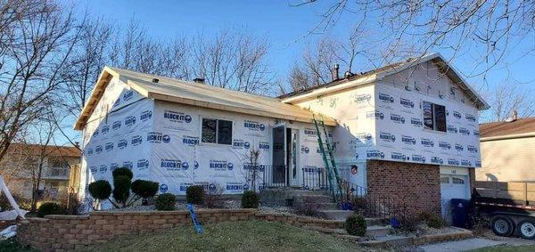 new trusses with decking