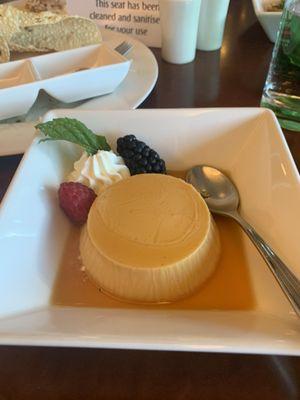 Yummy flan @ Emirates lounge