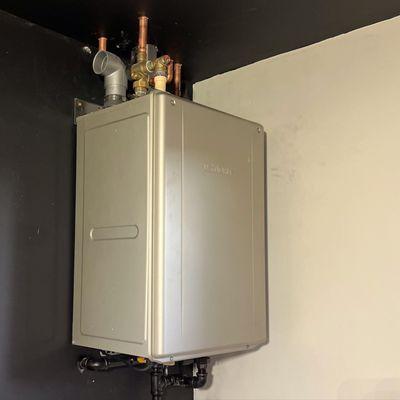 Noritz tankless water heater installation