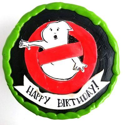 Who you gonna call? Ghostbusters custom cake