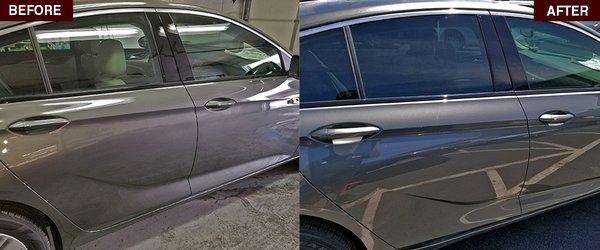 Before & After Tint