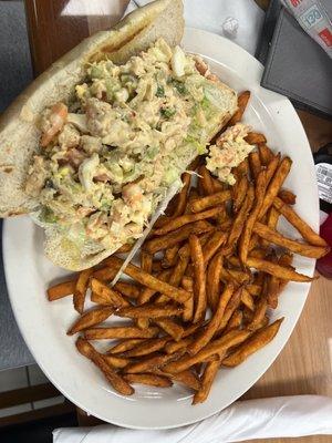 Shrimp Salad Po-Boy