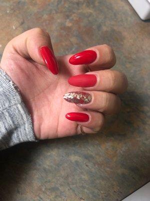 Gel polish on natural nails!!