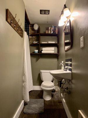 Top floor bathroom.