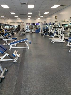 Variety of equipment to meet your fitness needs.