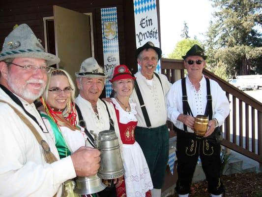 The Karl Lebherz Band of Vallejo always popular at the Cotati Oktoberfest