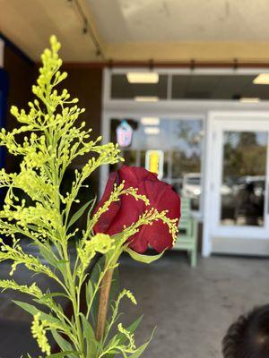 This is good local spot for boba. We come here at least once per week. She is very nice and she gave us roses today.